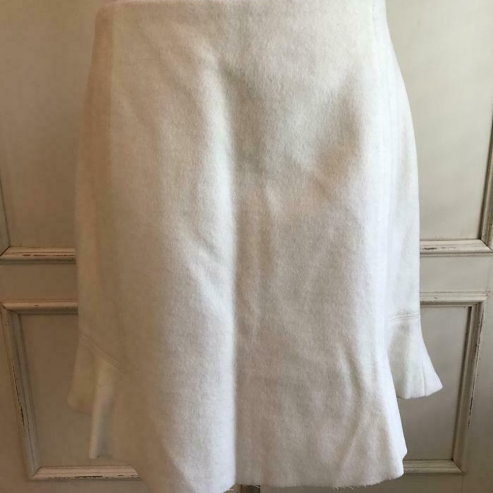 NEW $88 Madewell Boulevard Mini Skirt White B2995